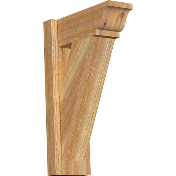 Ekena Millwork Traditional Traditional Rough Sawn Outlooker, Western Red Cedar, 6"W x 14"D x 22"H OUT06X14X22TRA01RWR - main